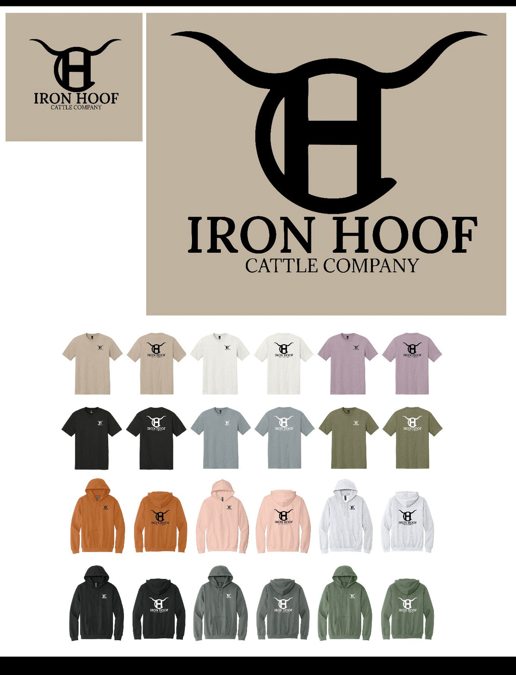 Iron Hoof Logo Hoodie