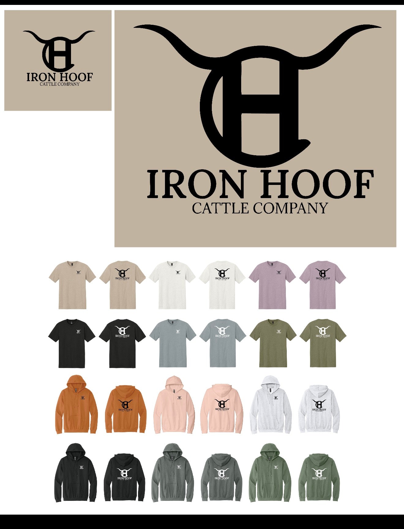 Iron Hoof Logo Hoodie