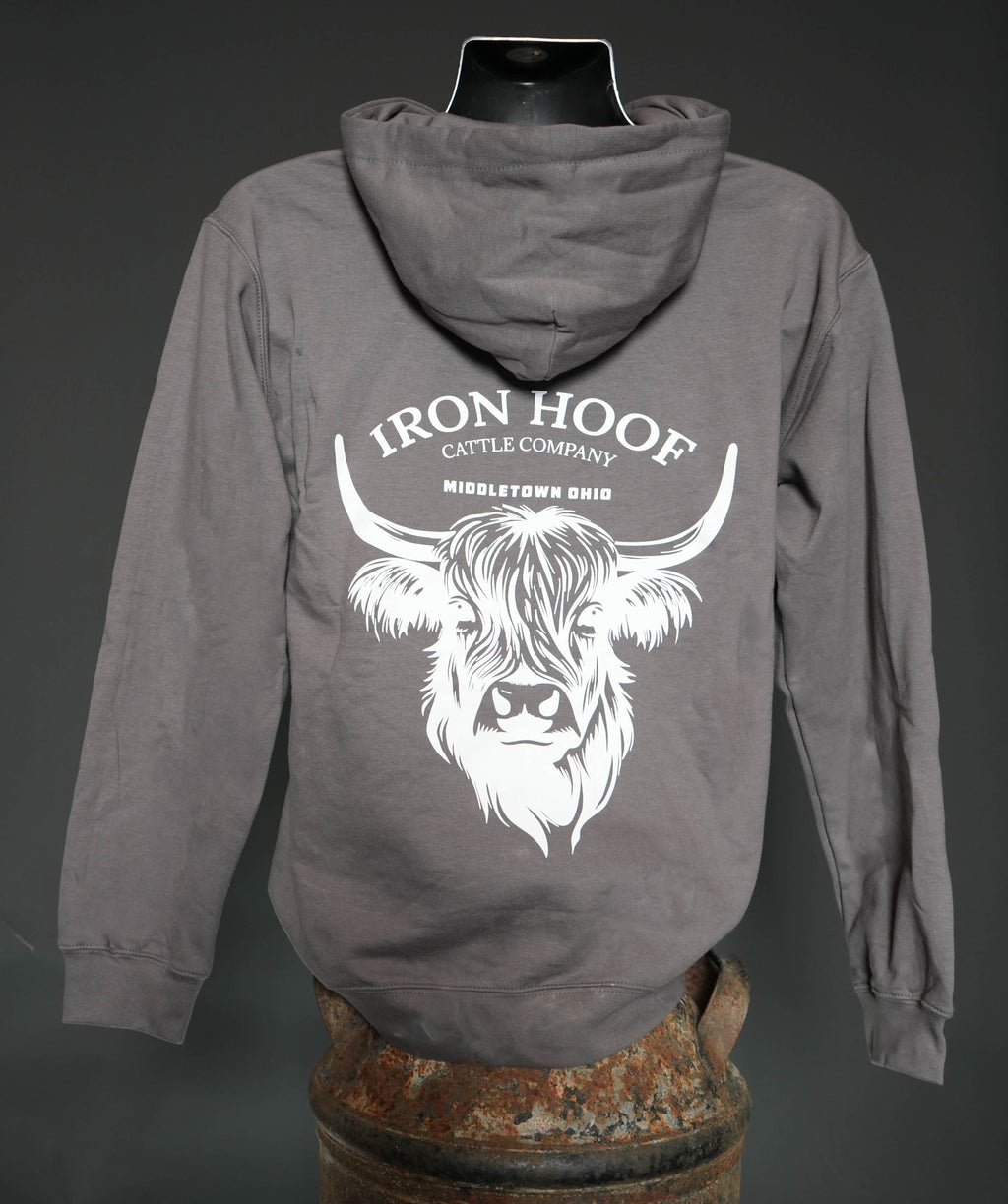 Iron Hoof Cow Sketch Hoodie