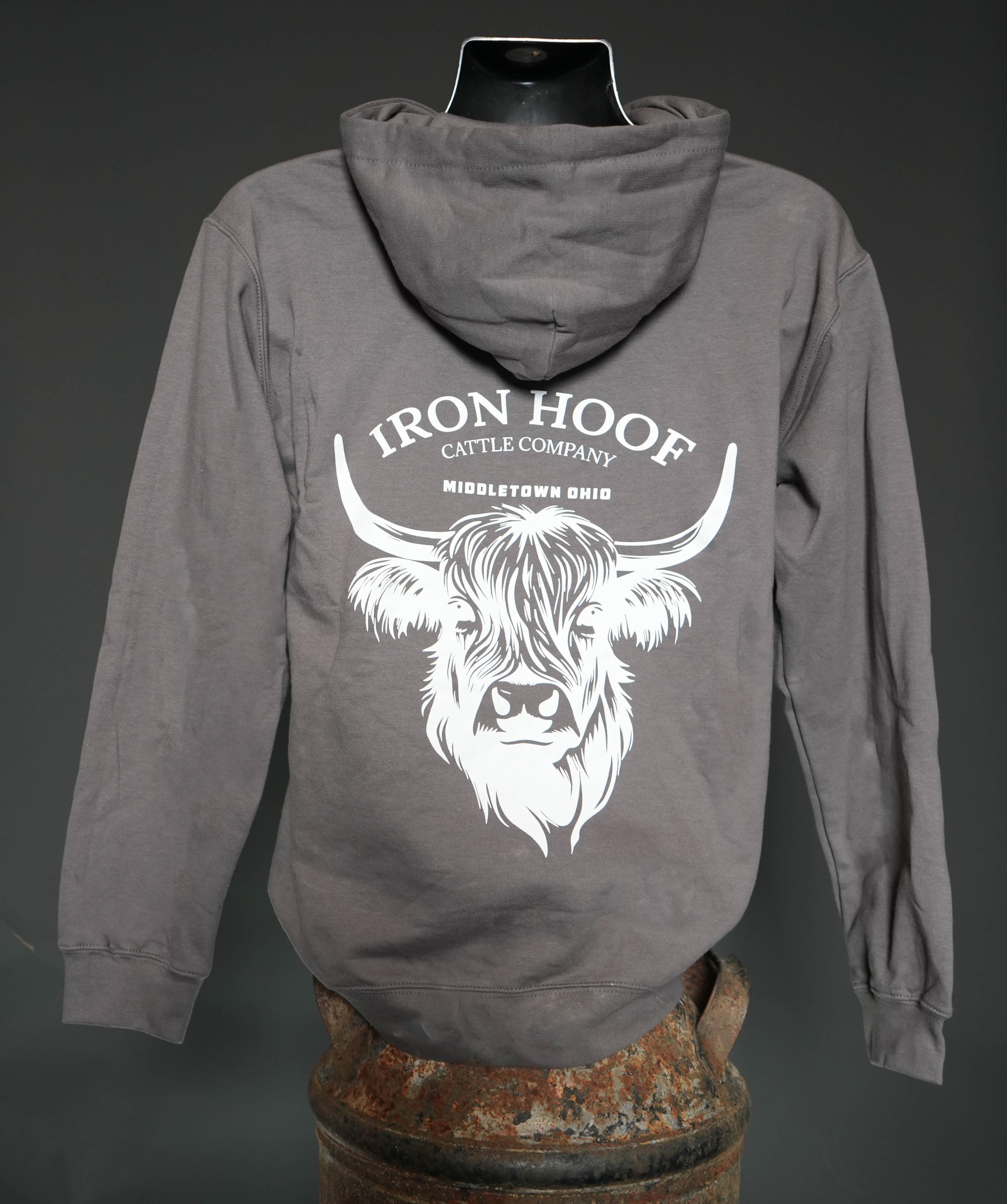 Iron Hoof Cow Sketch Hoodie
